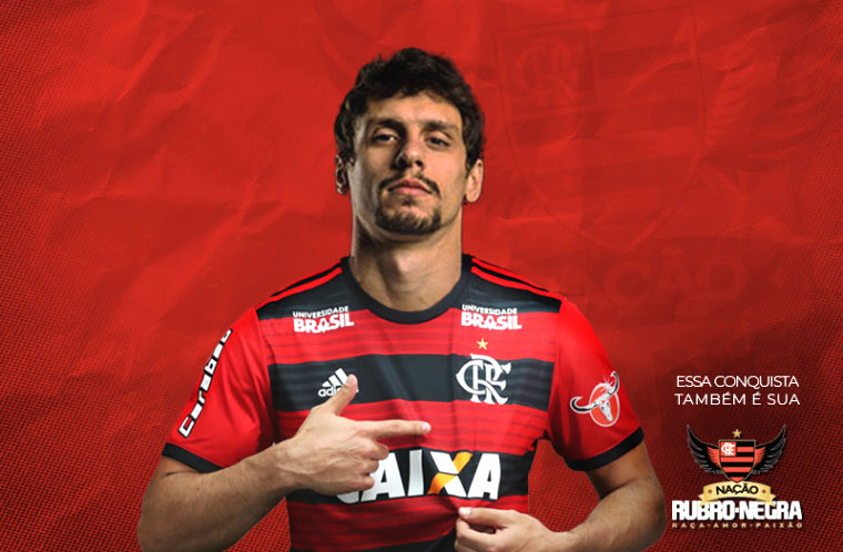 Rodrigo Caio chegou para ser o novo xerife da zaga do Flamengo