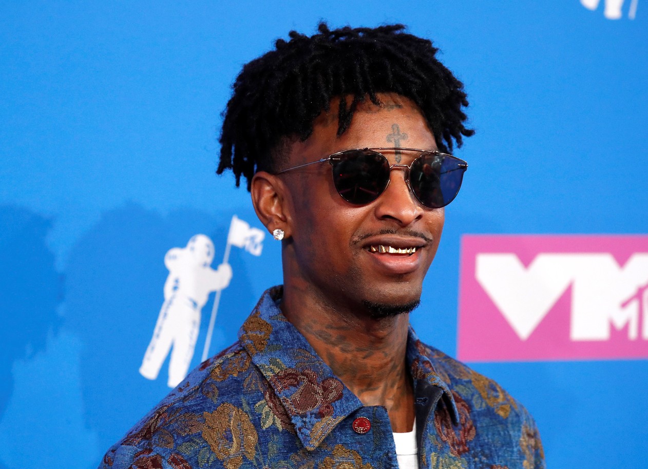 21 Savage em foto de agosto do ano passado — Foto Andrew Kelly Reute