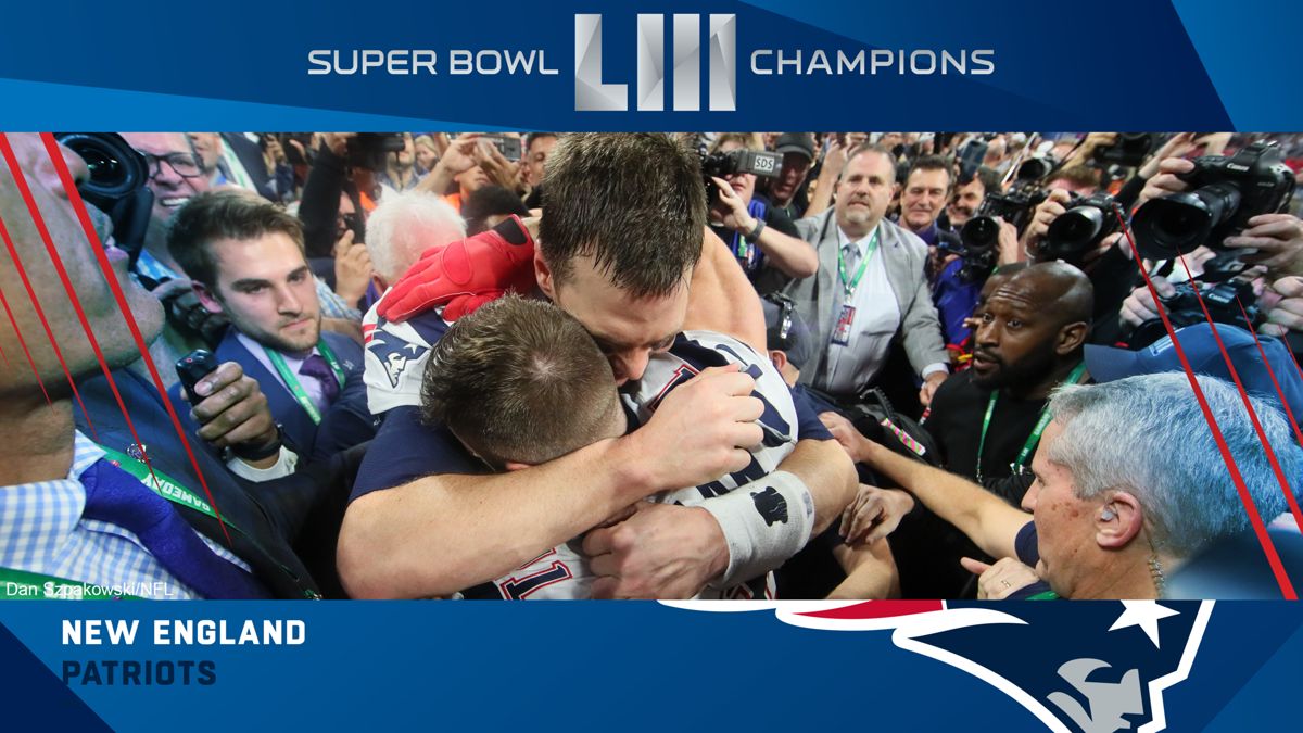 New Englands Patriots vencem o Super Bowl 2019 FOTO NFL