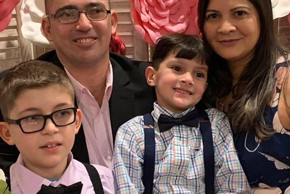 Marcos Medeiros morreu em acidente deixando esposa e dois filhos FOTO GoFundMe