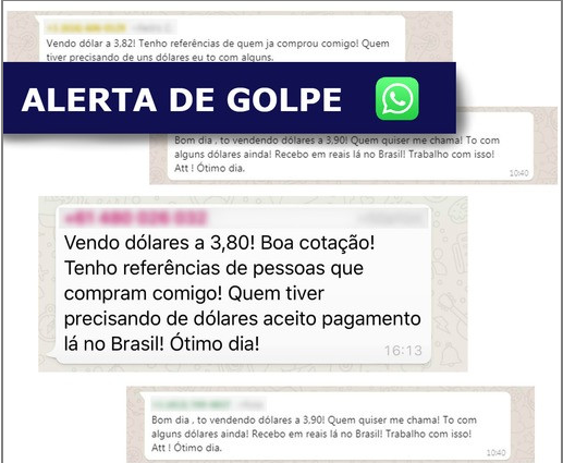 Consulado alerta para golpe do WhatsApp