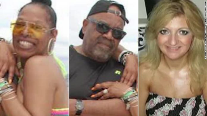 Cynthia, Edward e Miranda morreram enquanto passavam férias em um resort na República Dominicana (Foto divulgação CNN) Cynthia, Edward e Miranda morreram enquanto passavam férias em um resort na República Dominicana (Foto divulgação CNN)
