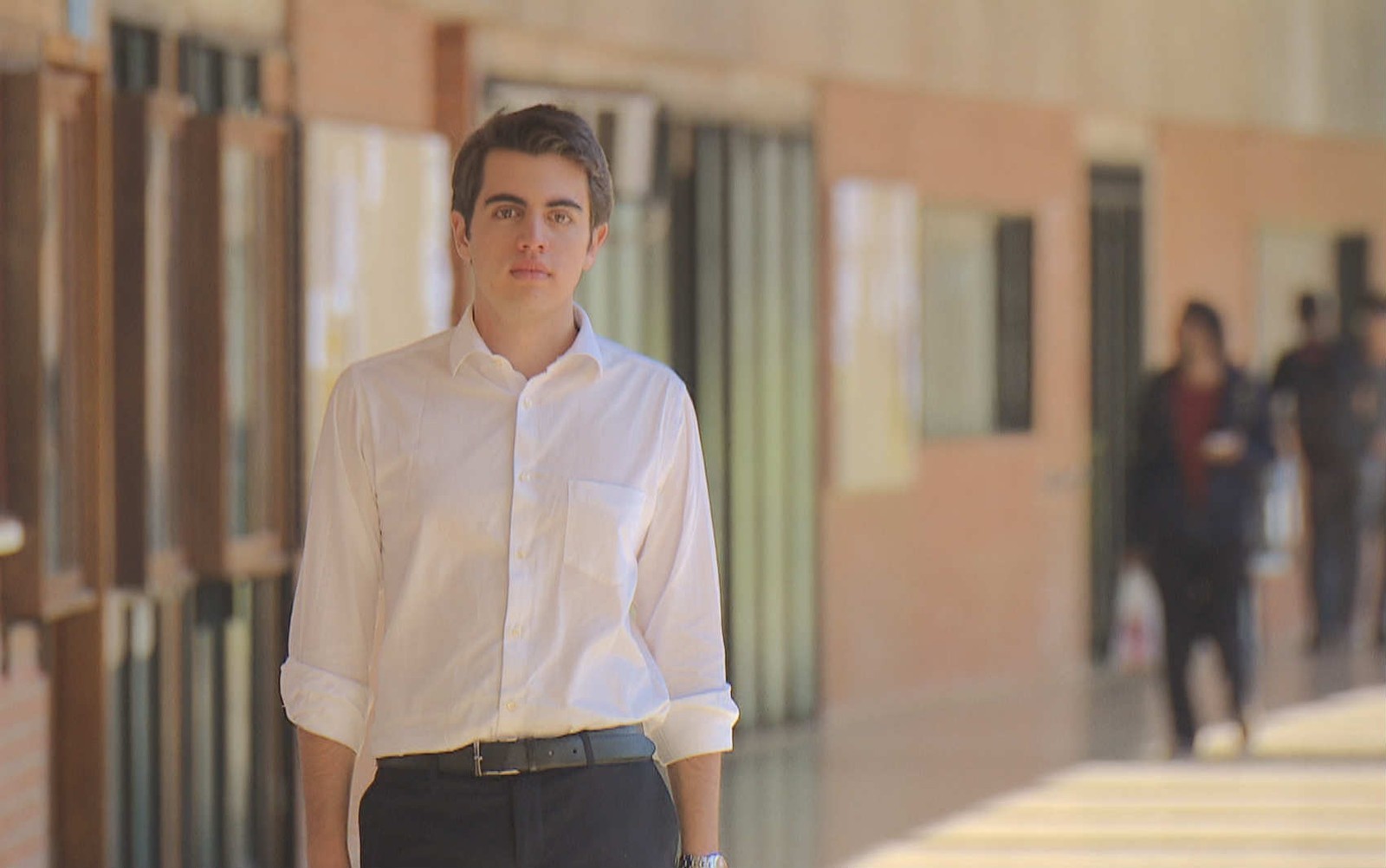 Mateus Ribeiro embarca em breve para os EUA para estudar em Harvard (Foto Reprodução TV Globo)