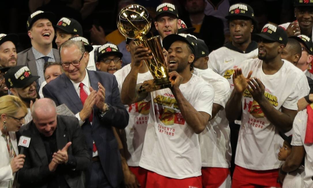 Toronto Raptors levou o primeiro título em sua história (Foto Kelvin Kuo USA TODAY)