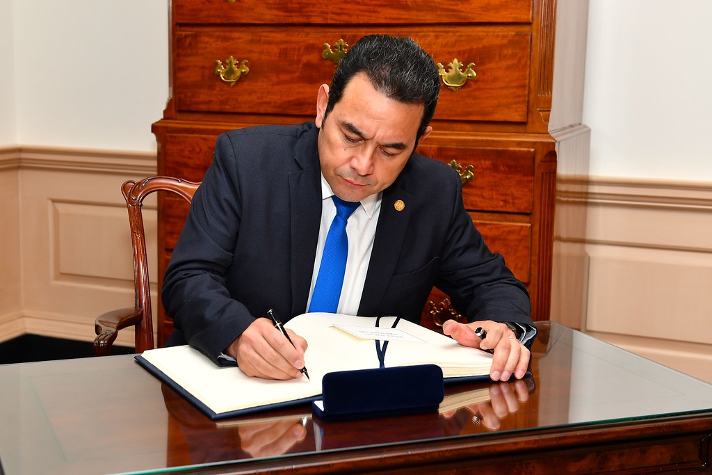 Presidente da Guatemala Jimmy Morales (Foto: Flickr)