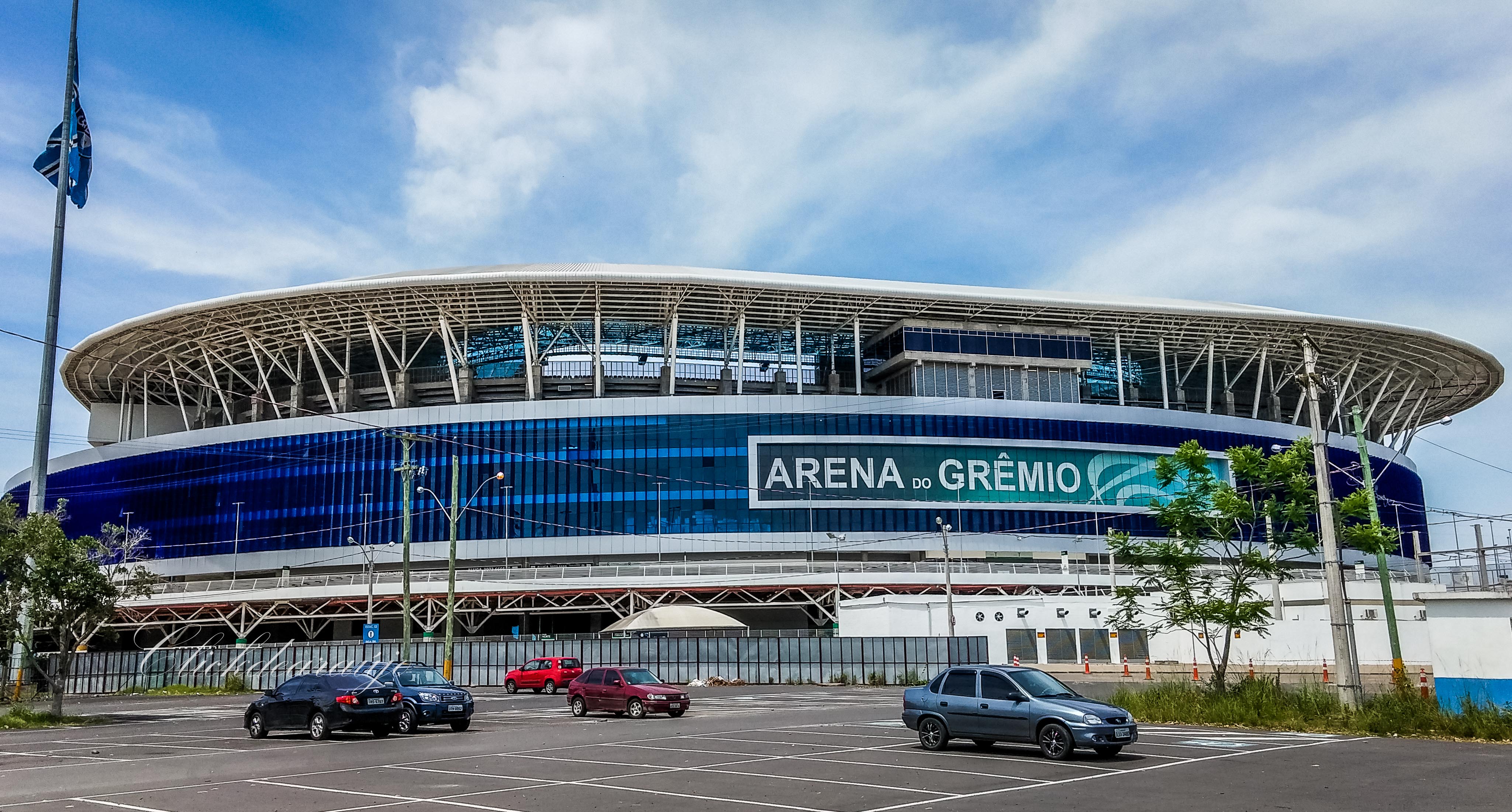 Arena do Grêmio: palco de quatro jogos decisivos, dois contra o Palmeiras e dois contra o Furacão. No primeiro deles, o Imortal se deu bem (Foto: Divulgação)