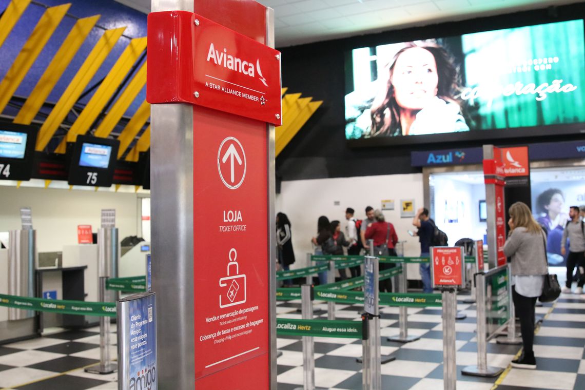 Espaços da Avianca estão sendo usados em aeroportos (Foto: Rovena Rosa/Agência Brasil)