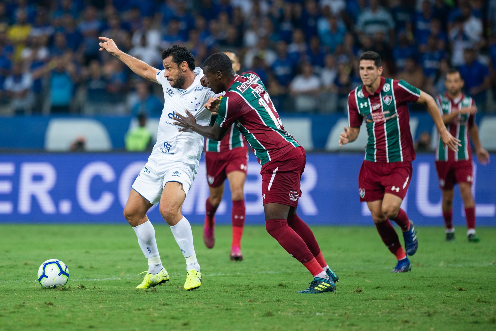 Fred teve yum gol anulado pelo VAR na partida contra o Fluminense. (Foto: Bruno Haddad/Cruzeiro)