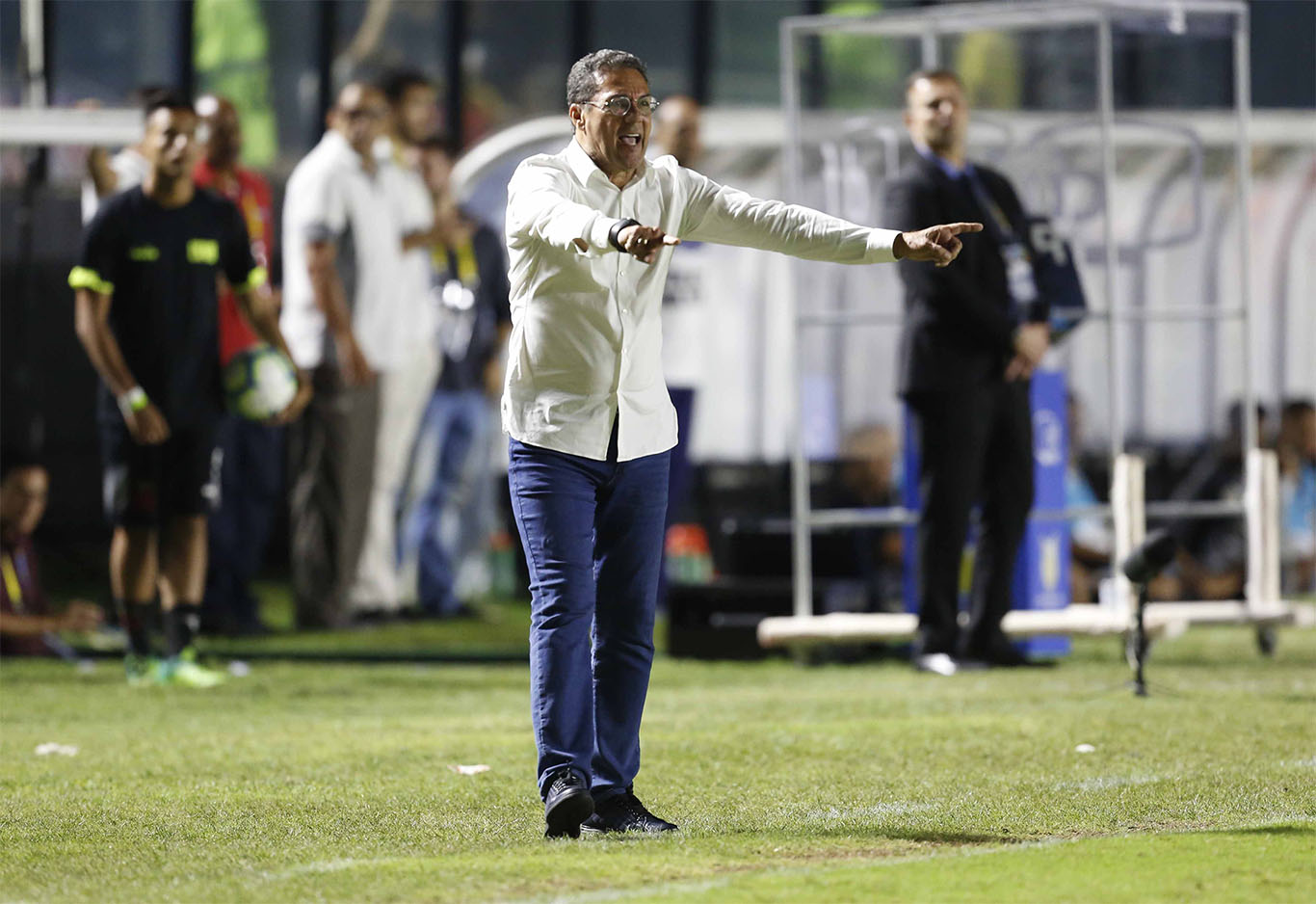 O técnico Vanderlei Luxemburgo vem dando padrão ao time do Vasco da Gama (Foto: Rafael Ribeiro)