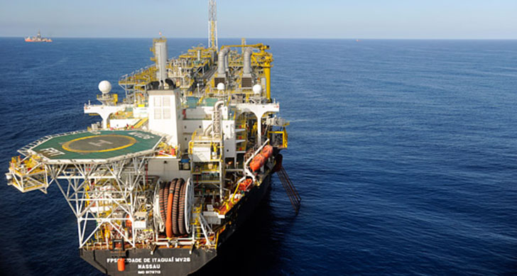 Plataforma marítima de petróleo da Petrobras (Foto: Agência Brasil)