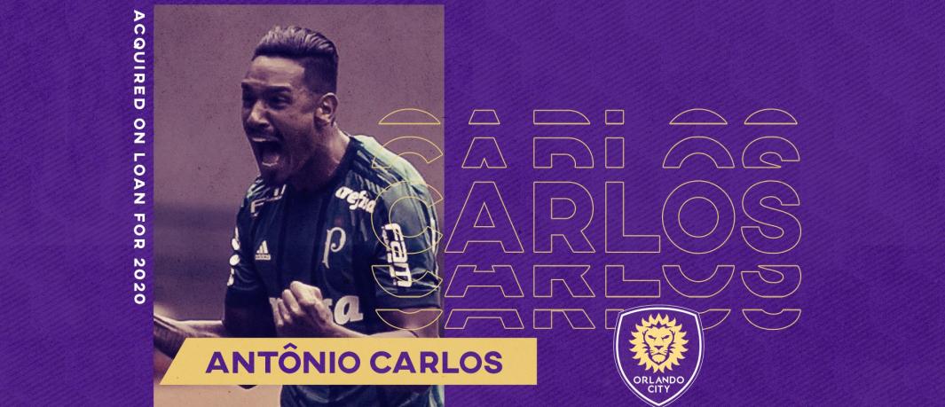 Zagueiro Antônio Carlos trocou o Palmeiras pelo Orlando City SC para disputar a temporada 2020 da MLS