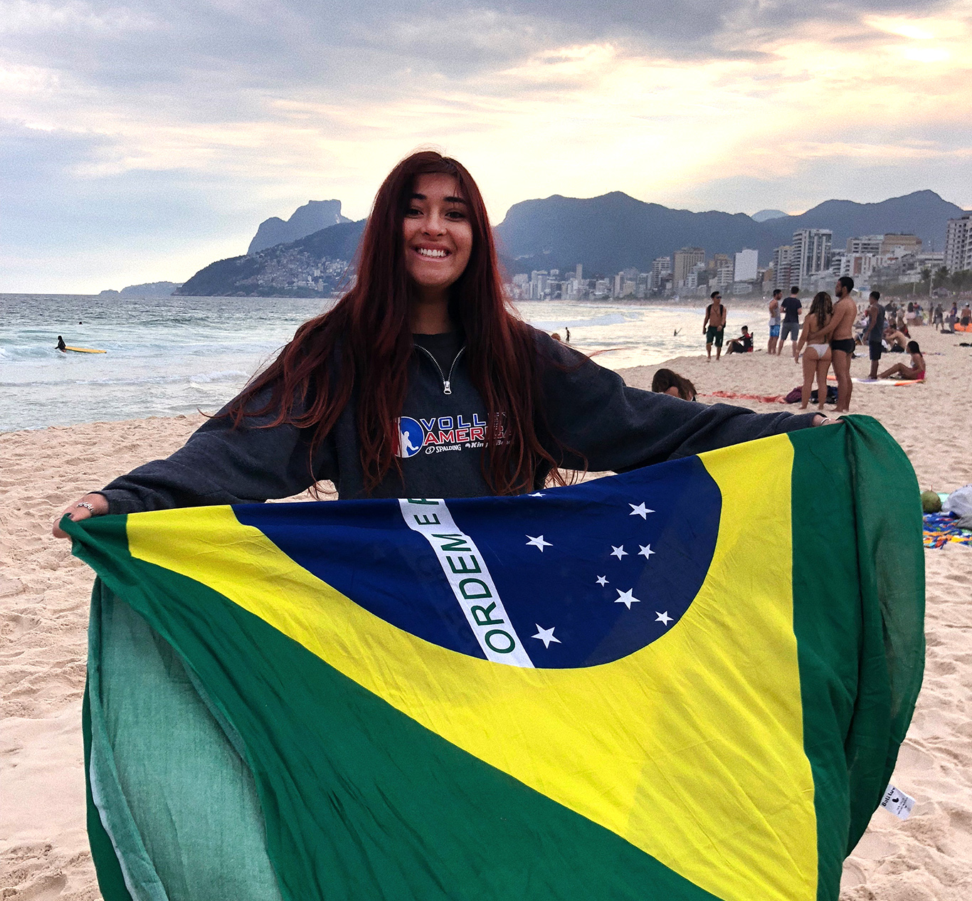 Nicole Calderón no Rio de Janeiro