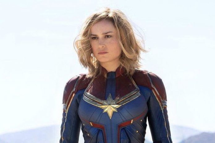 Brie Larson estrelou o primeiro filme da Marvel com uma mulher como protagonista/super-heroi (Foto: Divulgação – Disney)