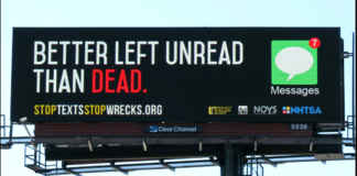 As campanhas de esclarecimento alertam sobre os riscos de enviar textos enquanto estiver dirigindo um veículo (Foto: Reprodução)