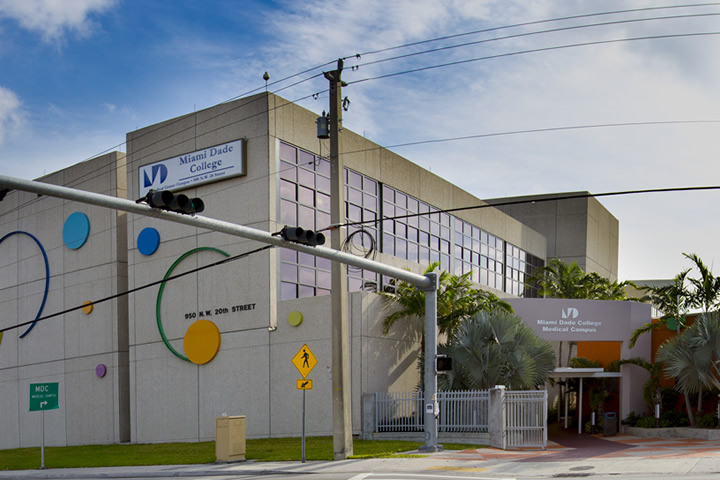 Campus de Medicina do Miami-Dade College está fechado (Foto Divulgação MDC)