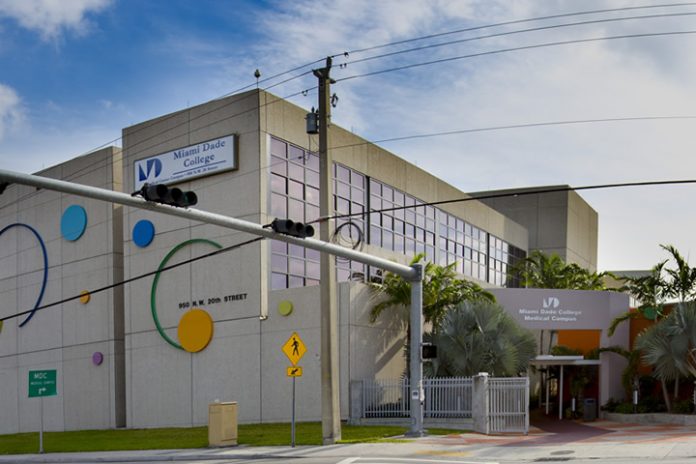 Campus de Medicina do Miami-Dade College está fechado (Foto Divulgação MDC)
