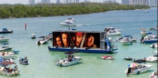 Festival de Miami terá cinema flutuante nos dias 12 e 19 de setembro em Miami Beach (Foto: Divulgação)