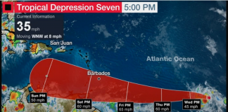 Captura de tela National Hurricane Center