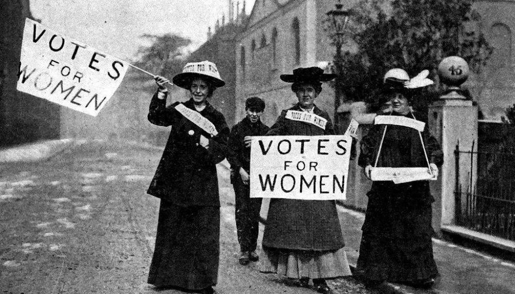 O movimento das sufragistas reunia mulheres em torno da luta pelo direito ao voto (foto: pixabay)