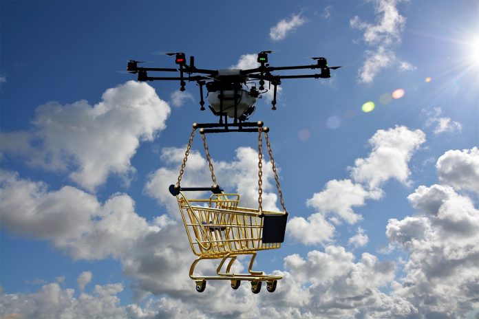 Várias empresas de tecnologia estão trabalhando no desenvolvimento de entregas de drones autônomos (foto: freepic) Várias empresas de tecnologia estão trabalhando no desenvolvimento de entregas de drones autônomos (foto: freepic)