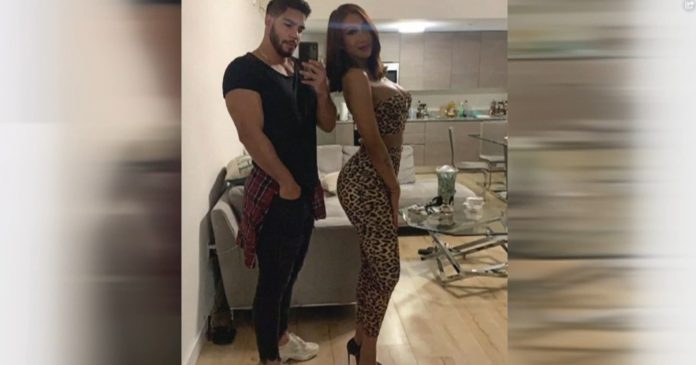 O brasileiro acusado de assassinato, Ygor Souza, e a modelo e dançarina cubana, Yuni Carey (foto: instagram)