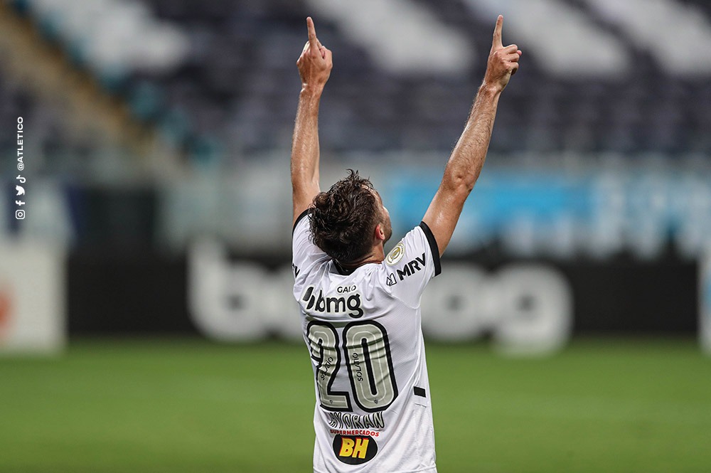 Hyoran marcou o gol do Galo cobrando pênalti e já havia anotado um golaço contra o Atlético-GO na partida anterior (Foto: Clube Atlético Mineiro)