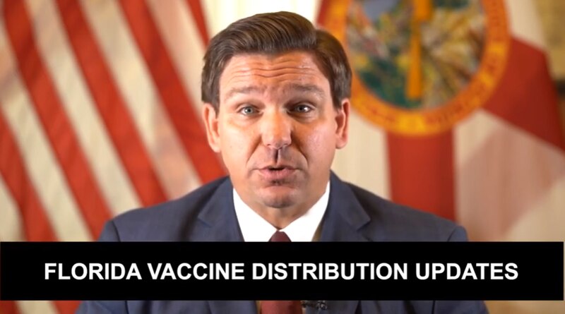 Segundo o governador 223 mil idosos já foram imunizados em todo o estado (foto: Twitter)