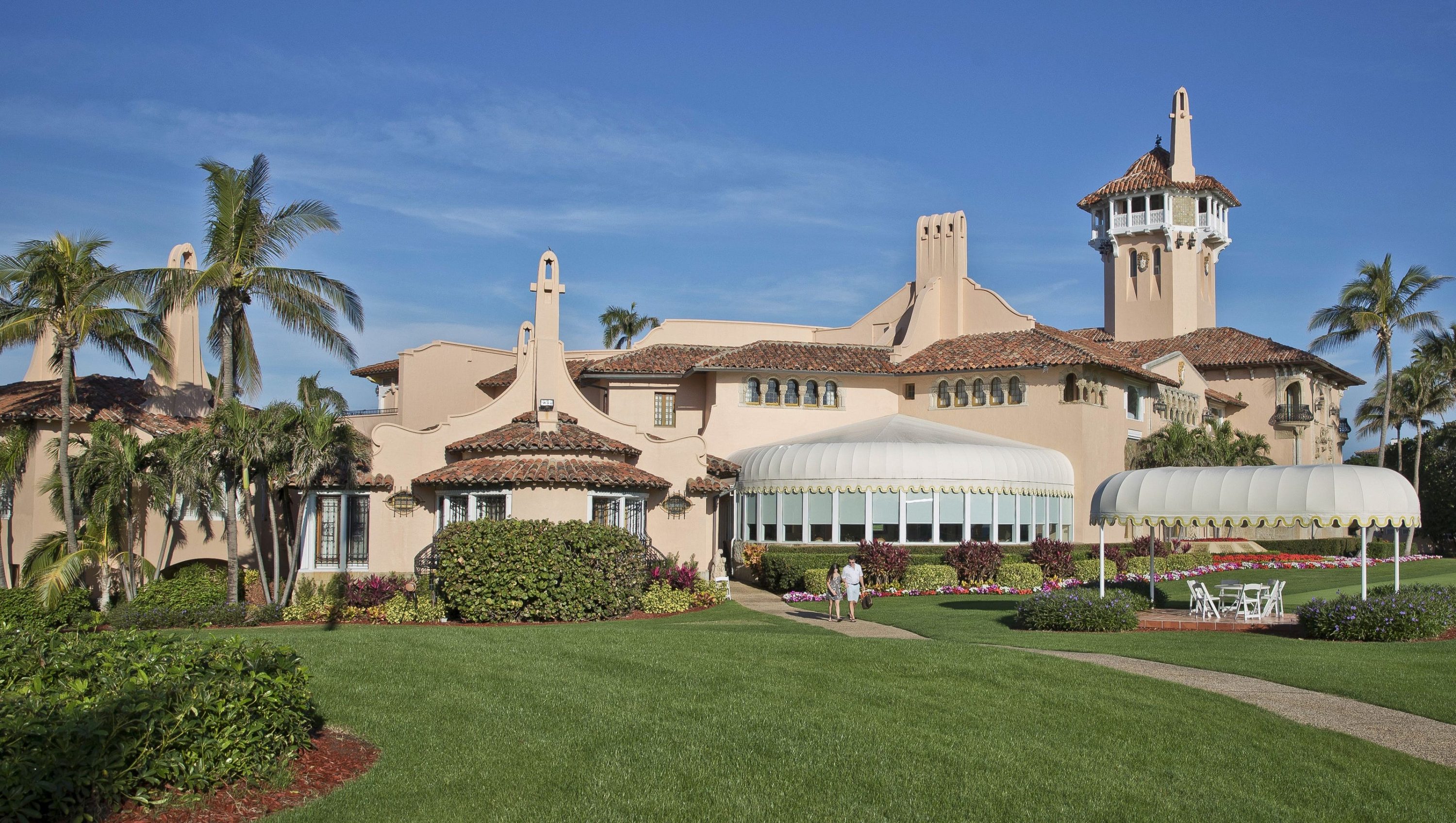Após deixar a Casa Branca, Trump mudou-se para o Club Mar-a- Largo em West Palm Beach, Flórida (foto: flickr)