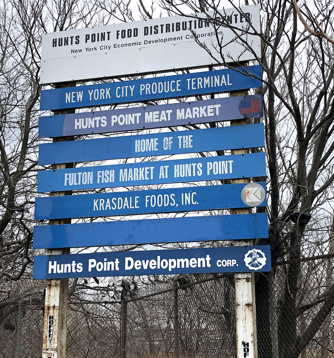 Entrada do Hunts Point Produce Market no The Bronx (Foto: Sandra Colicino)