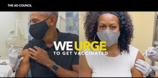 Obama e Michelle na campanha para vacinação (Foto: Divulgação)