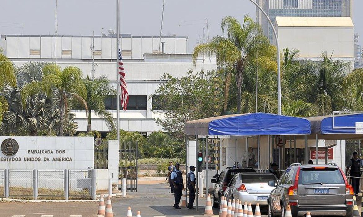 Embaixada dos Estados Unidos (Foto: Marcello Casal Jr./Agência Brasil)