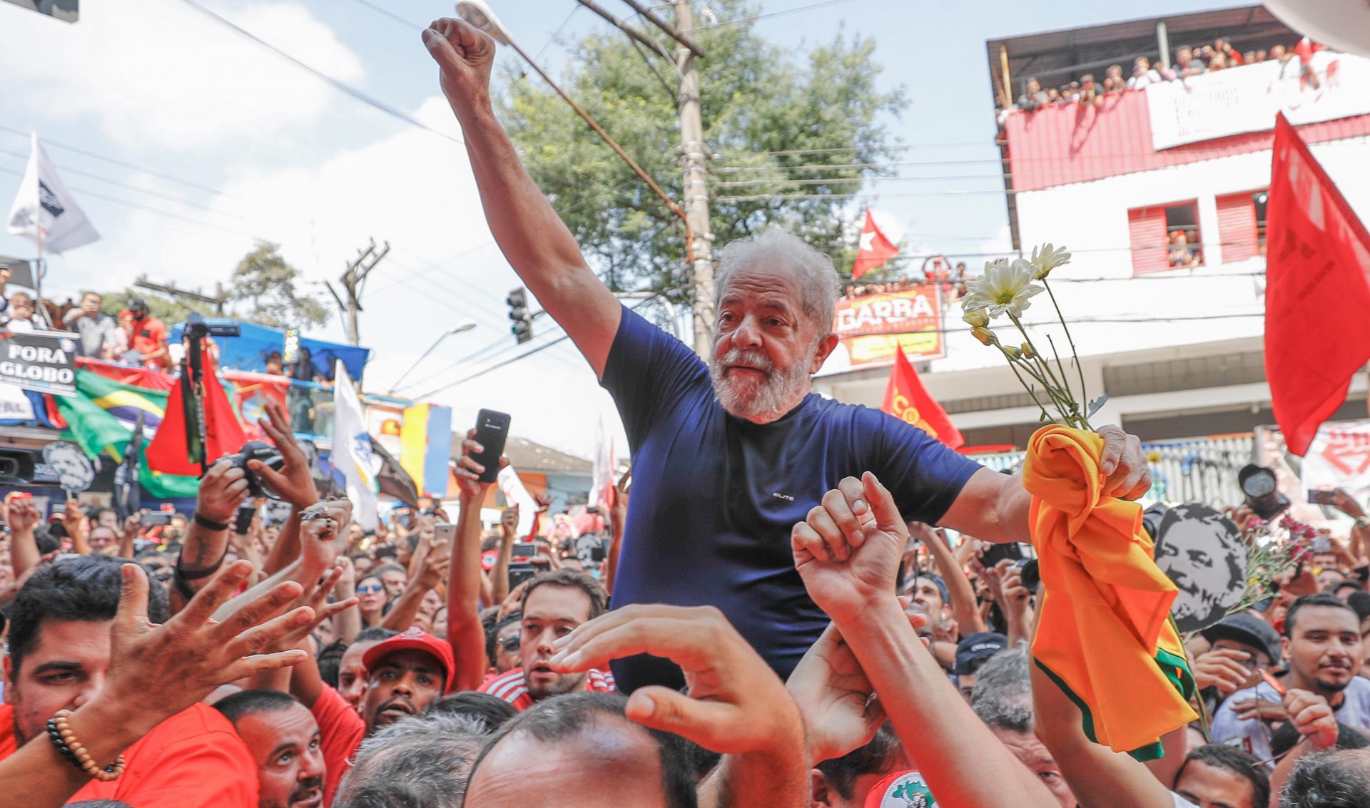 Após sair da prisão, ex-presidente desponta como principal opositor de Bolsonaro (Foto: Comitê Lula Livre)