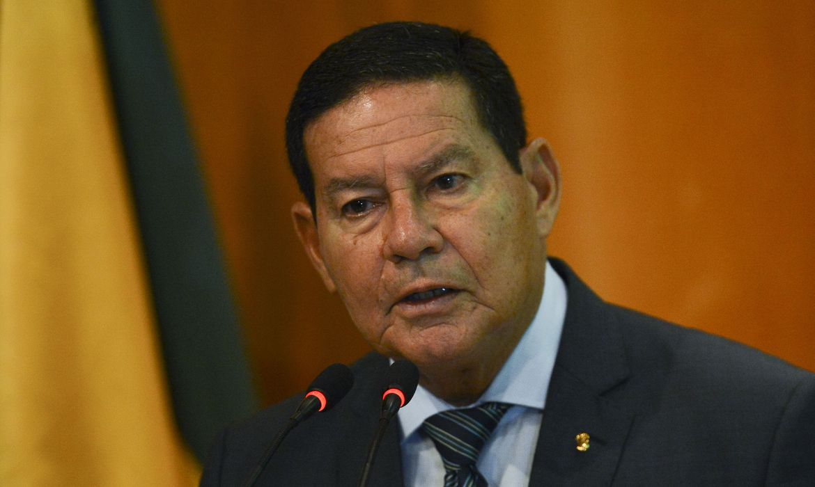 Hamilton Mourão prevê 100% de vacinação até o final do ano (Foto: Marcelo Camargo/Agência Brasil)