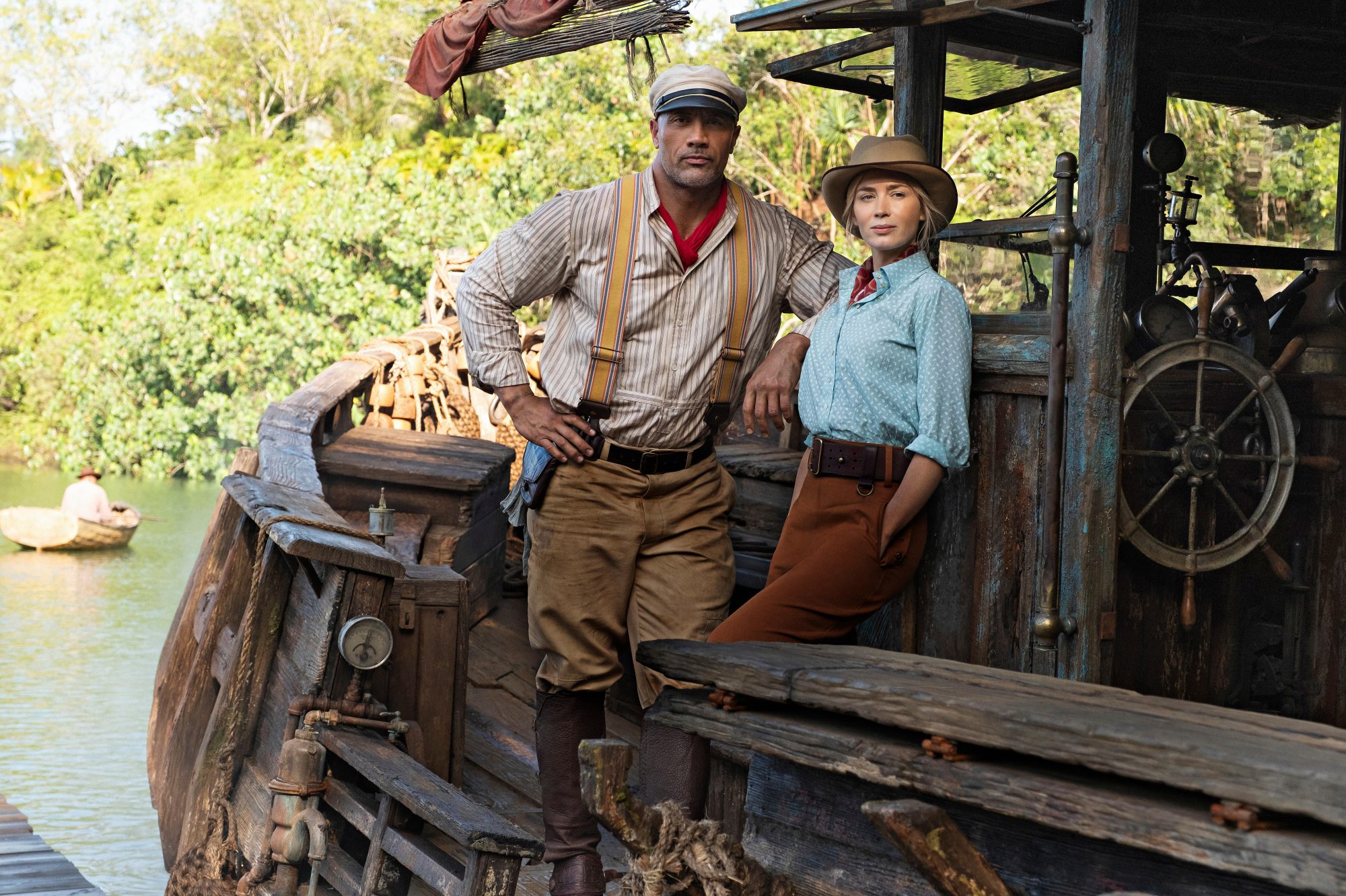 Jungle Cruise: Baseado no parque temático da Disneylândia onde um pequeno barco leva um grupo de viajantes através de uma floresta cheia de animais perigosos e répteis (Foto: Jungle Cruise)