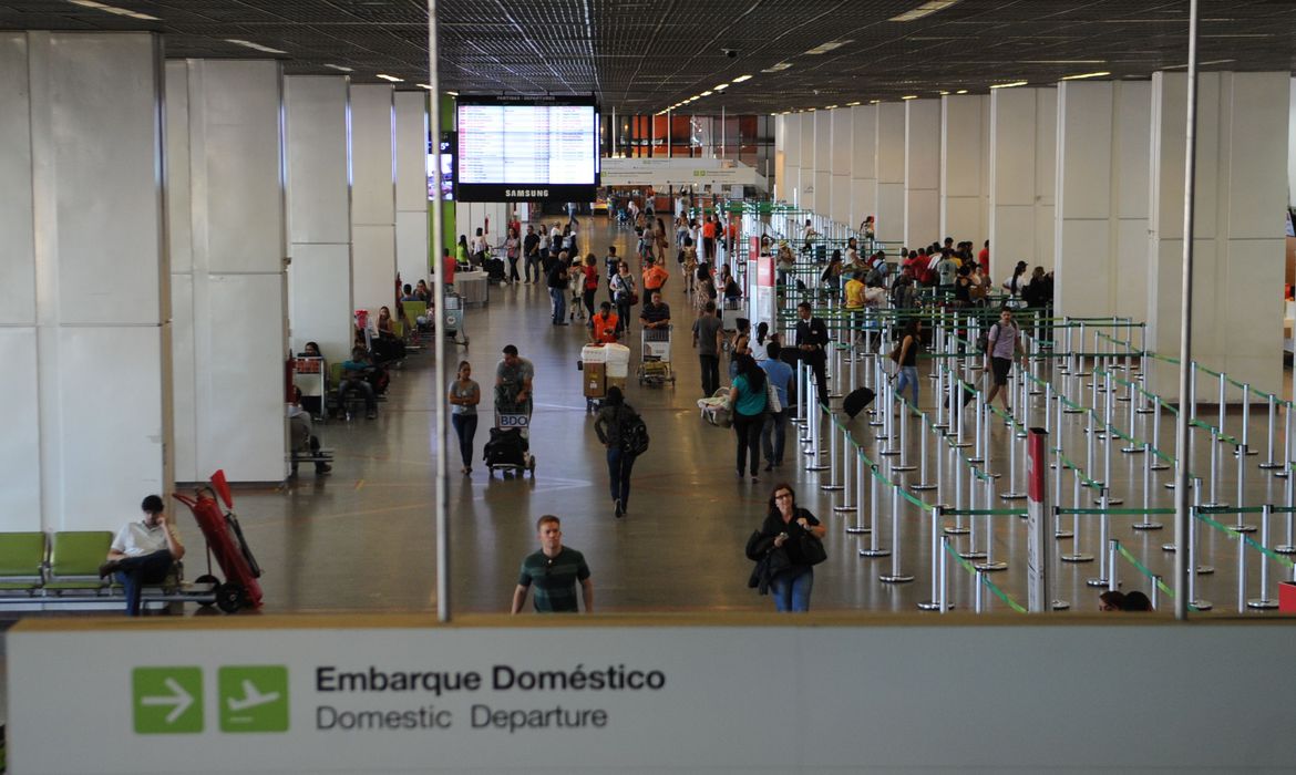 A tecnologia já vem sendo testada nos aeroportos de Florianópolis; Salvador; Confins, na região metropolitana de Belo Horizonte; Santos Dumont, Rio; e no aeroporto de Congonhas, em São Paulo (Foto: Elza Fiúza/Agência Brasil)