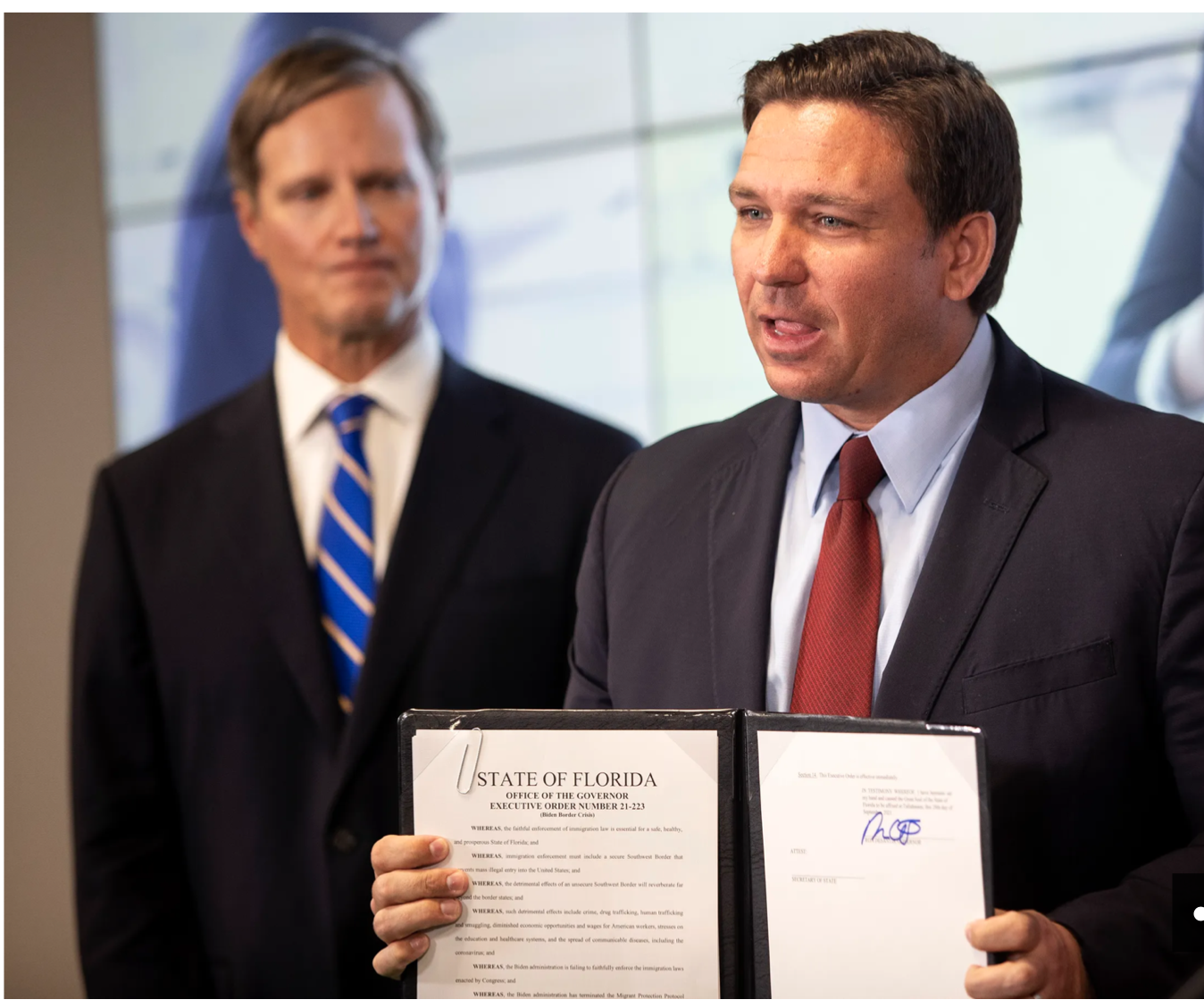 DeSantis apresenta a ordem-executiva 21-233 em Fort Myers, FL (foto: FL Government)