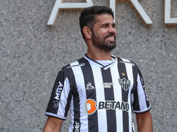 Diego Costa sofreu uma lesão muscular e poder ser desfalque do Galo no jogo contra o Palmeiras (Foto: Agência Brasil/EBC)