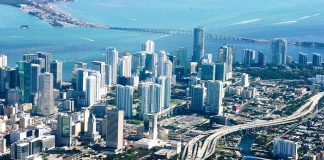 Miami vista de cima (foto: Google Earth)