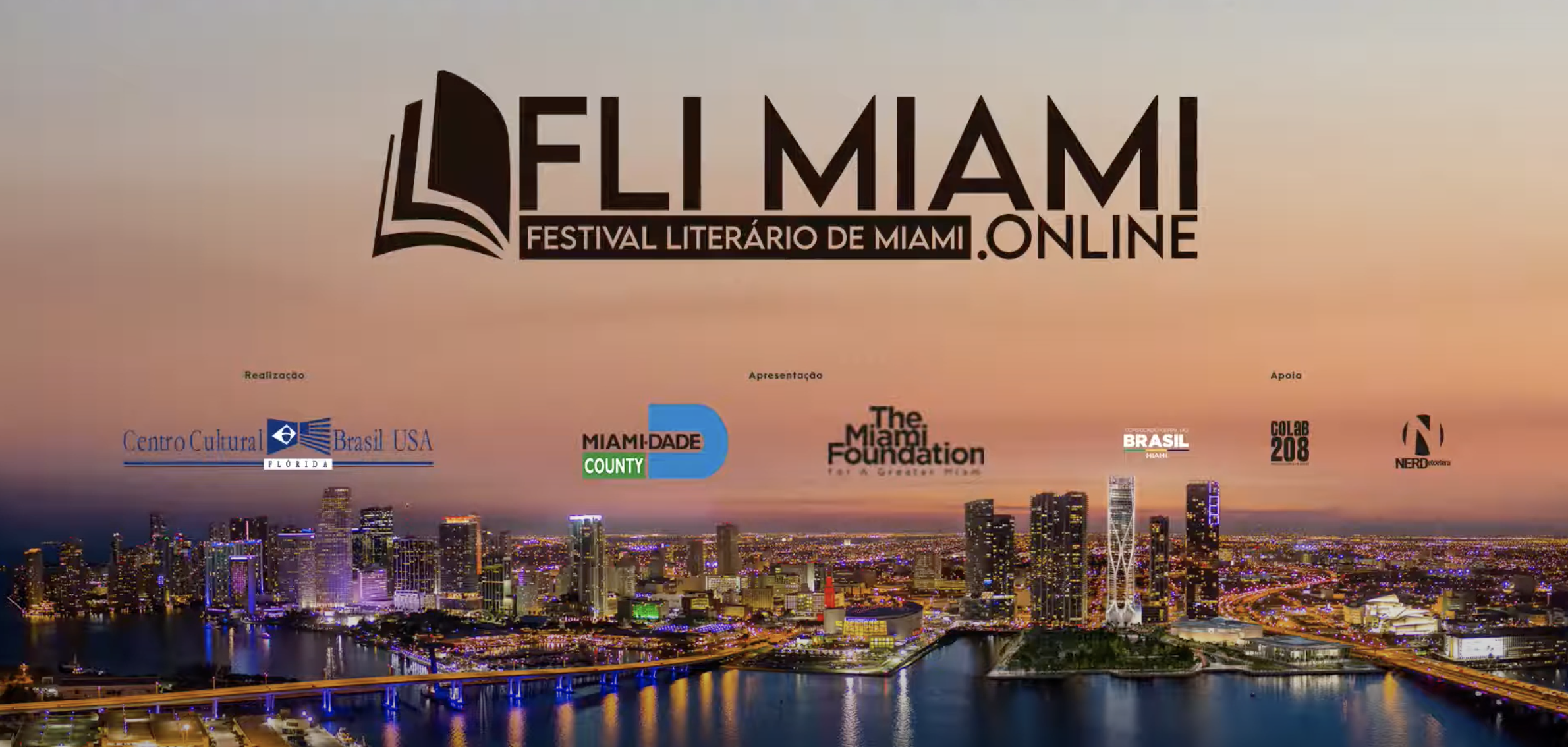 O FLI MIAMI 2021 acontece nos dias 20 e 21 de novembro na plataforma flamiami.online