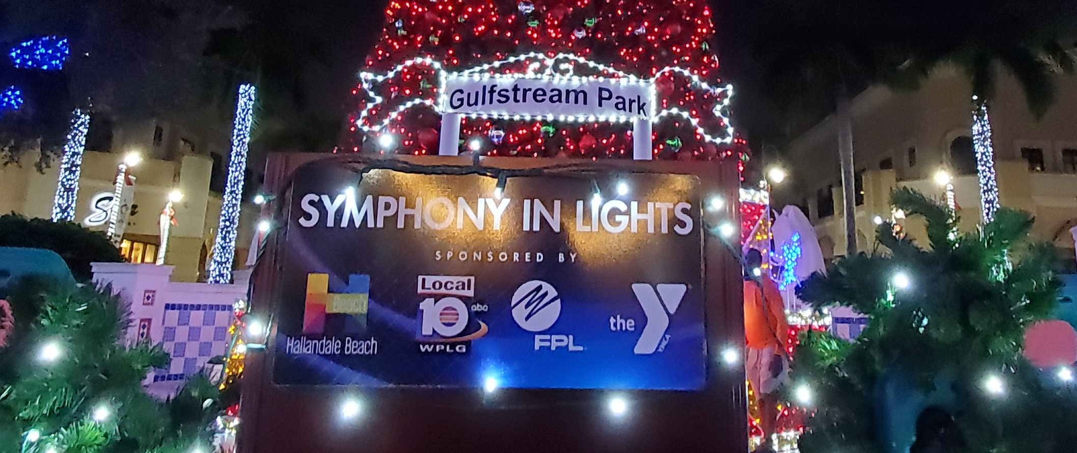 Symphony of Lights no Gulfstream Park em Hallandale Beach