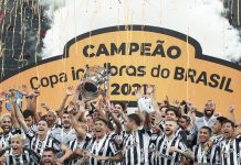 Atlético-MG conquistou em 2021 o Triplete ao vencer o Campeonato Brasileiro, a Copa do Brasil e o Campeonato Mineiro (Foto: site oficial do Atlético-MG)