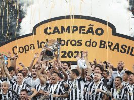 Atlético-MG conquistou em 2021 o Triplete ao vencer o Campeonato Brasileiro, a Copa do Brasil e o Campeonato Mineiro (Foto: site oficial do Atlético-MG)