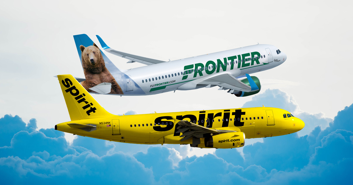 Frontier e Spirit se fundem, criando a quinta maior companhia aérea dos EUA thumbnail