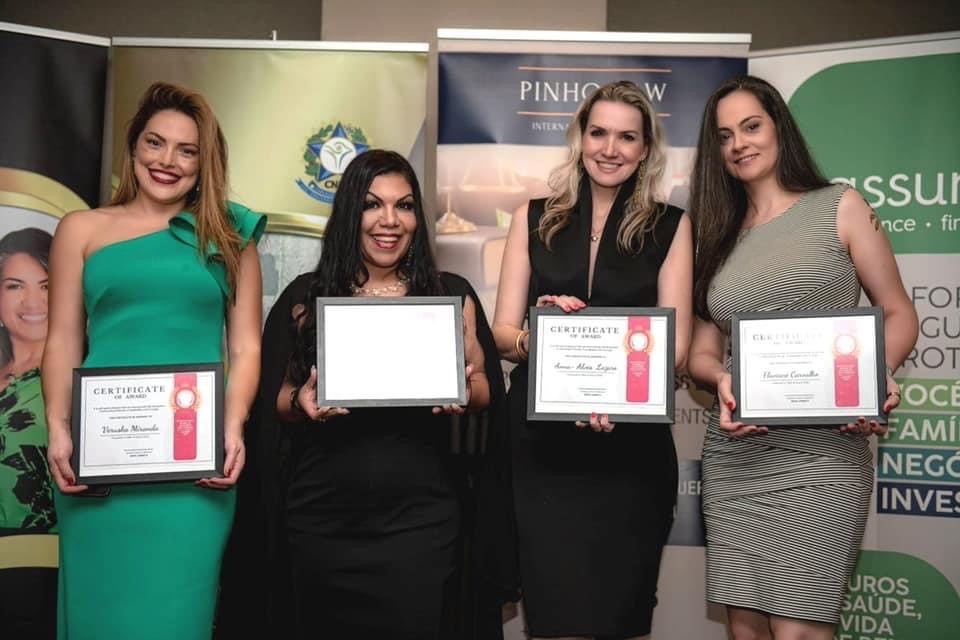 Veruska Miranda, Renata Loyola, Janine Closs (representando Anna Alvez-Lazaro) e Flaviane Pimentel