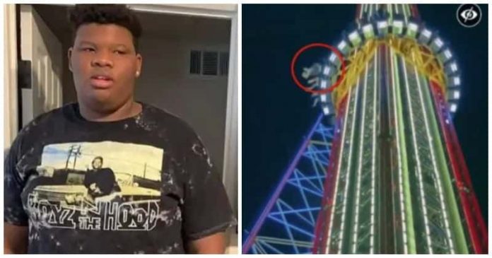 Jovem morreu ao cair da atração em Orlando