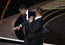 Will Smith bate em Chris Rock no Oscar 2022 (Foto: Robert Hanashiro/USA TODAY NETWORK/Reuters)