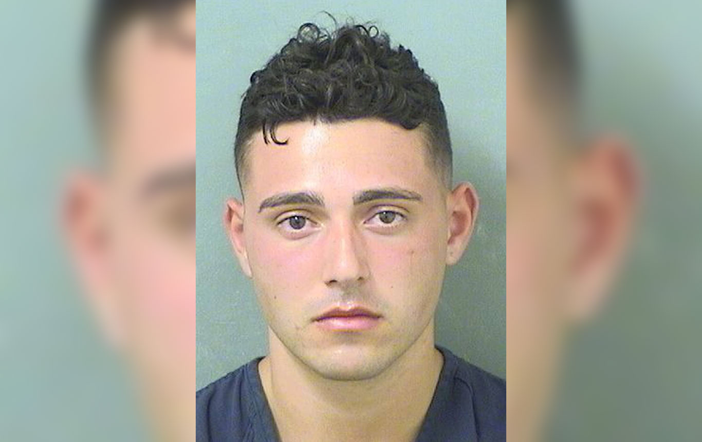 Cole Goldberg, de 23 anos, foi preso no Boca Bash (Foto: Palm Beach Sheriff's Office)