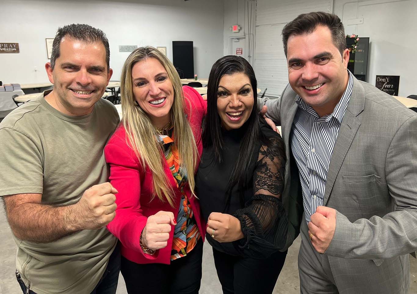 André Loyola, Tânia Zambon, Renata Loyola e Michael Lopes D’avila