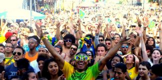 Brasileiros no Brazilian Day em ew York (Foto: Jane Ceron)