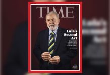 O ex-presidente Lula durante evento na Brasilândia, em São Paulo; petista deu entrevista a revista Time (Foto: REUTERS)